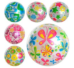 Мяч детский MS 0246  9 дюймов, рисунок, ПВХ, 75г,