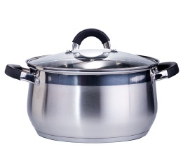 Кастрюля нерж.5,0л'ZAUBERG' BLACK