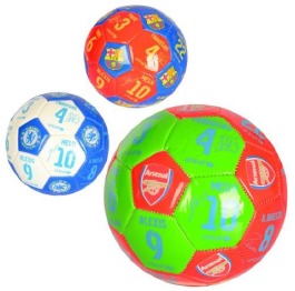 Мяч футбольный MS 2801 размер 3, ПВХ, 250-270г, 3в