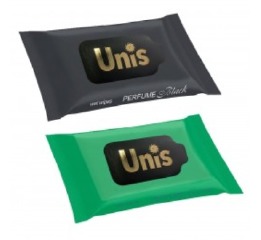 Салфетки влажные 'UNIS'антибактериал, 15 шт