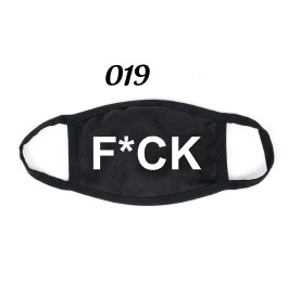 Маска 'F*CK' двухслойная, 100% хлопок