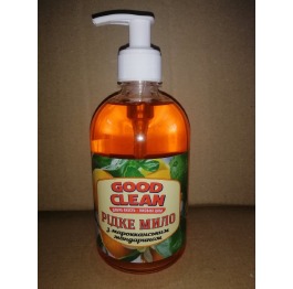 Мыло жидкое 'GOOD CLEAN'Мандарин,ДОЗАТОР 500мл