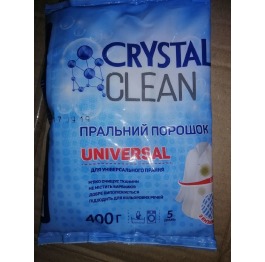 Ст. порошок 'CRYSTAL CLEAN' Универсал.400г пакет
