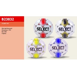 Мяч футбол B23832  №5, PVC, 330 грамм, MIX 4 цвета