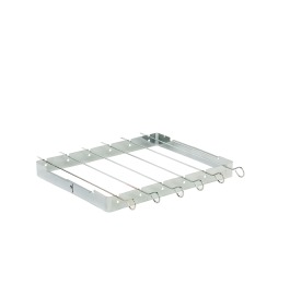 Шампура 'ZAUBERG' нерж. 6шт+ раскладная стойка,55с