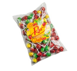 Леденцы карамель Рокс, 1000 гр., 80 шт., 609-1