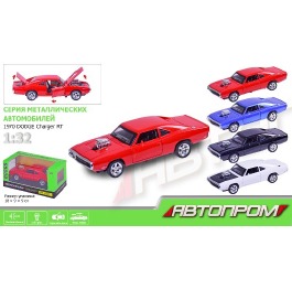 Машина металл 32011 'АВТОПРОМ',1:32 1970 DODGE Cha