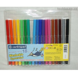 Фломастеры  18 цв  CENTROPEN