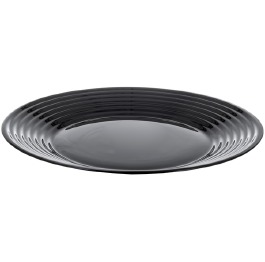 Тарелка 'LUMINARC HARENA BLACK' 25 см,обед.