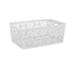 Корзина б/кр.' VIOLET HOUSE'  Ажур WHITE 14 л