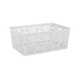 Корзина б/кр.' VIOLET HOUSE'  Ажур WHITE 14 л