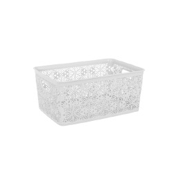 Корзина б/кр.'VIOLET HOUSE' Ажур WHITE 5л