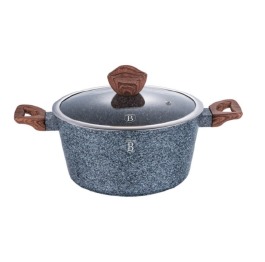 Кастрюля ков.алюм 2,5л(20*10,4см),крышка-стекло
