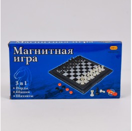 8188-3 Игра настольная шахматы 3в1