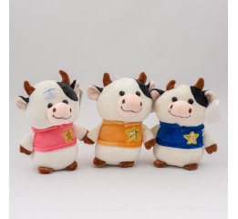 MM 001421 Мягкая игрушка 'Корова в свитере с звезд