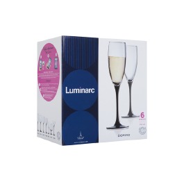 Набор бокалов 'LUMINARC ДОМИНО' 6х170мл д/шампан