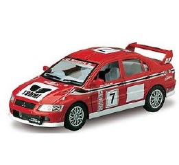 Машинка KINSMART спортивная MITSUBISHI LANCER EVOLUTION VII WRC 5048 Машинка KINSMART спортивная MITSUBISHI LANCER EVOLUTION VII WRC 5048
