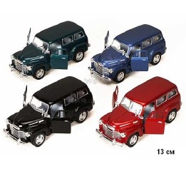 Машинка KINSMART легковая  CHEVROLET SUBURBAN CARRYALL 5006-1