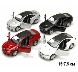 Машинка KT 5348 W  металл, инер-я, 1:36,12см, откр