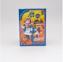 GP-RR067444 Пазли ТМ 'G-Toys' із серії 'Робокар По