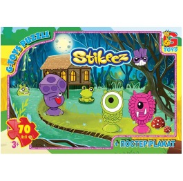 GP-ST008 Пазли ТМ 'G-Toys' із серії 'Стікіз', 70 е