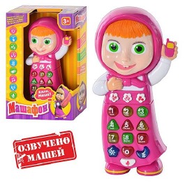 Телефон-повторюшка детский, сенсорный 'Машафон'1597