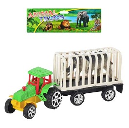 Трактор игрушечный с прицепом, 22 см. 9001-2