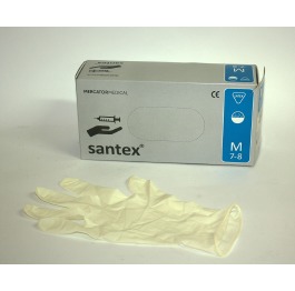 Перчатки медиц. 'Santex' M (50шт)ШТ