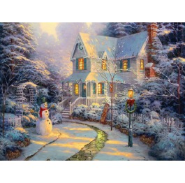 Алмазная мозаика 'Рождество', 30*40см, с рамкой, в