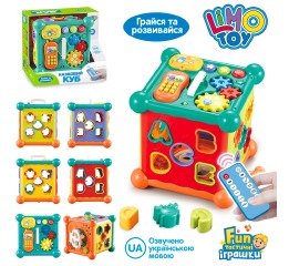 Игра д/у, LIMO TOY куб, обуч, муз-зв(укр), св, сор