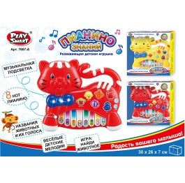 Муз. разв. 'Пианино знаний', Play Smart, бат., зву
