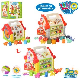 Муз. разв. 'Теремок' LIMO TOY бат., 8 мелодий + 8
