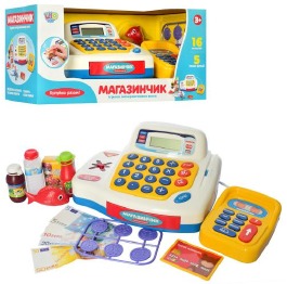 Кассовый аппарат LIMO TOY, калькулятор, зв.(укр),