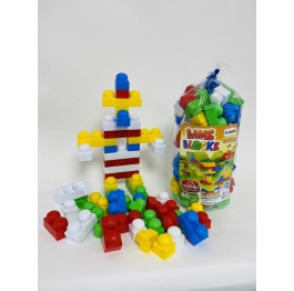 Конструктор  BAMSBLOCK №1 60 деталей, в пак. 30*15