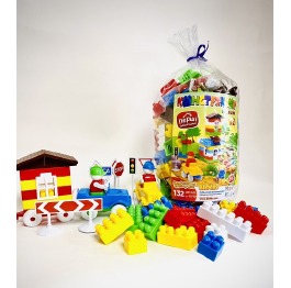 Конструктор  BAMSBLOCK №3 132 деталей, в пак. 30*1