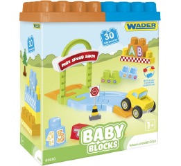 Конструктор 'Baby Blocks' Мои первые кубики, 30 де
