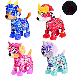 Мягкая игрушка Собака ходит, лает, движение, свет,