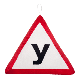 Подушка- дорожный знак 'У', в пак. 36*33см, Тигрес