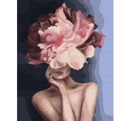 Картина по номерам 'Изящный цветок', Premium, цвет