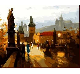 Картина по номерам «Карлов мост в Праге», 40*50см,