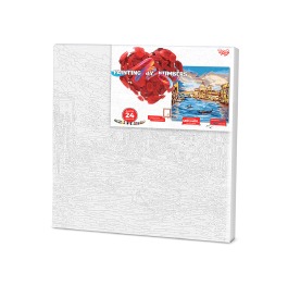 Картина по номерам №4 'Венеция', 40*40см, эконом,