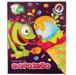 Игра магнитная 'Морозиво', украинский, в кор. 18*5