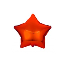 Шарик 'Звезда' 18' (45см) фольга, красный, ЦЕНА ЗА