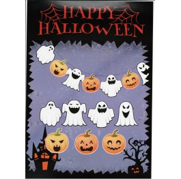 Гирлянда 'Halloween' тыква+призраки, в пак. 21,5*3