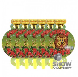 Дудочки 'Jungle Party' ЦЕНА ЗА УП. 6ШТ, пак.23*15с
