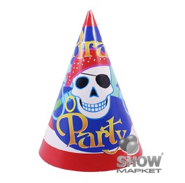 Колпаки 'Pirate Party', маленькие, ЦЕНА ЗА УП. 10Ш