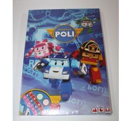 Игра настольная маленькая 'Robocar Poli' Игра настольная маленькая 'Robocar Poli'