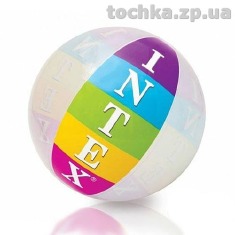 Мяч надувной Intex, пляжный ,91 см. 59060