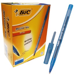 Ручка BIC 'Round' стик синяя (60 шт) УП