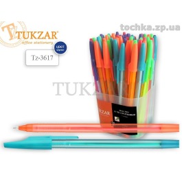 Ручка шариковая Tukzar  'VIVID', синий, 72 шт., 0.7 мм., 3617